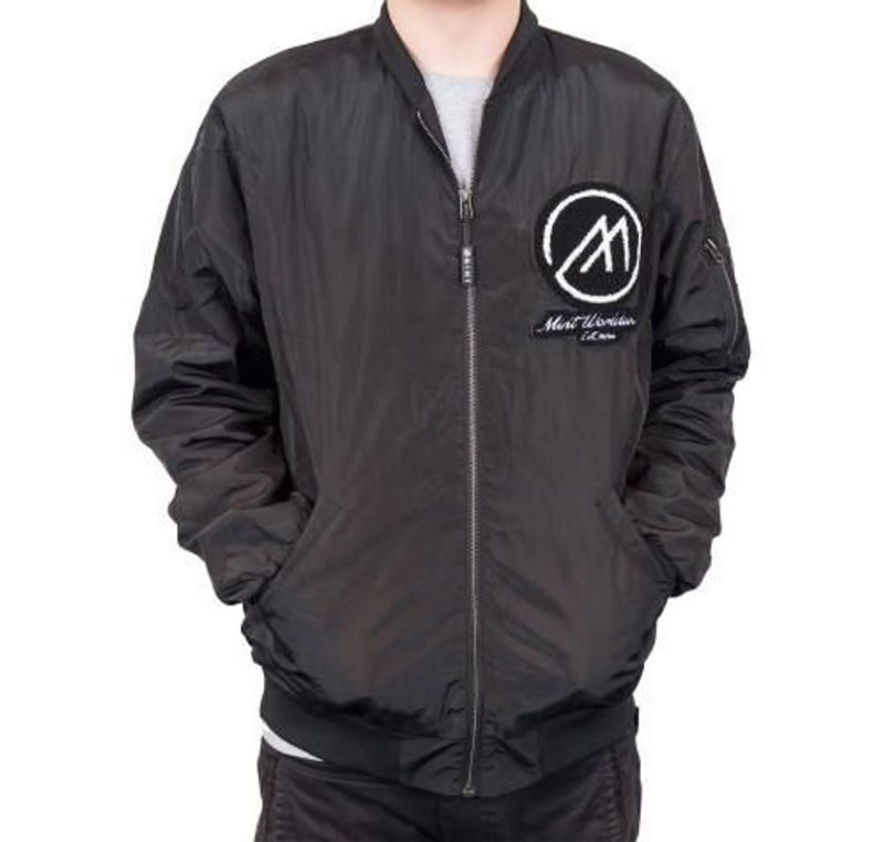 Black MA1 Bomber Jacket
