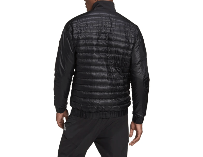 Black Terrex Hike Black Puffer Bomber Jacket
