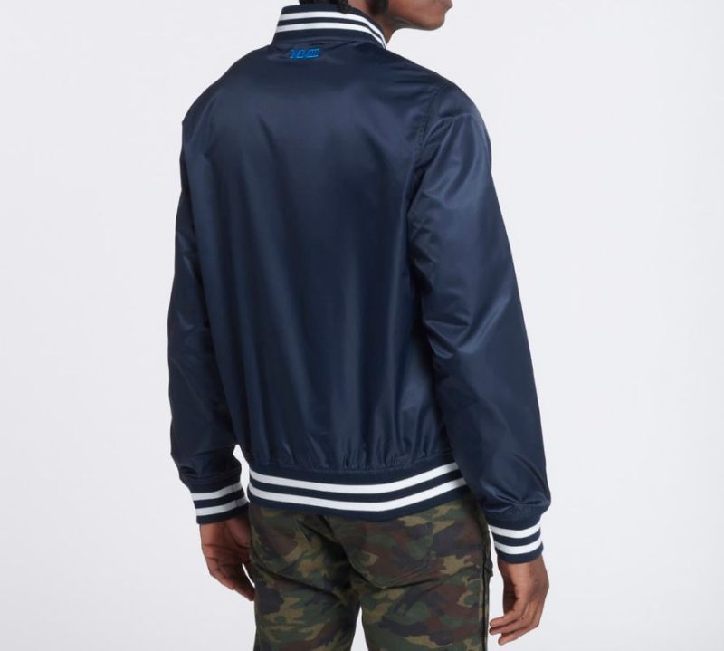 Blue Classic Varsity Baseball Jacket 