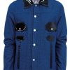 Blue Cotton Octagon Denim Jacket
