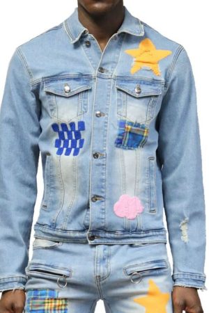 Premium Washed Blue Denim Jacket