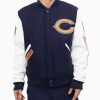 Chicago Bears Logo Varsity Jacket