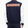 Chicago Bears Logo Varsity Navy blue Jacket