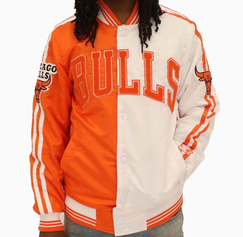 Chicago Bulls NBA Varsity Satin Jacket