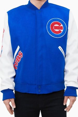 Chicago Cubs Logo Varsity Jacket