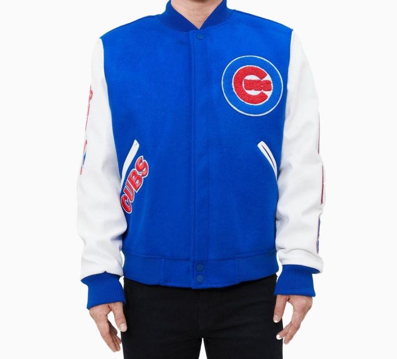 Chicago Cubs Logo Varsity Jacket