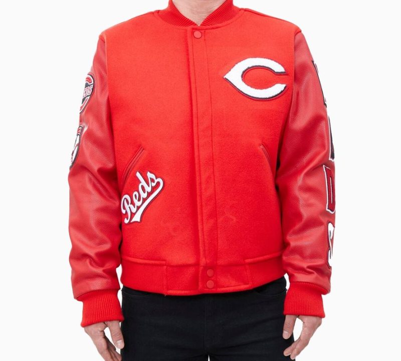 Cincinnati Reds Logo Varsity Jacket
