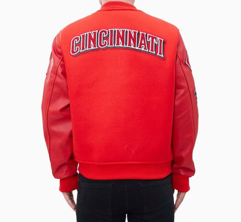Cincinnati Reds Logo Varsity Red Jacket