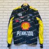 Cotton Pennzoil Racing Black Bomber Jacket