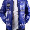 Crew Patches Blue Bomber Jacket