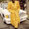 Dapper Dan Kool Moe Dee Leather Trench Coat