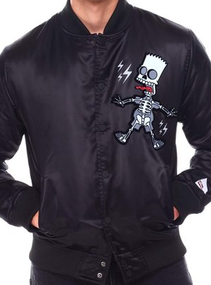 Electro Bart Black Satin Jacket