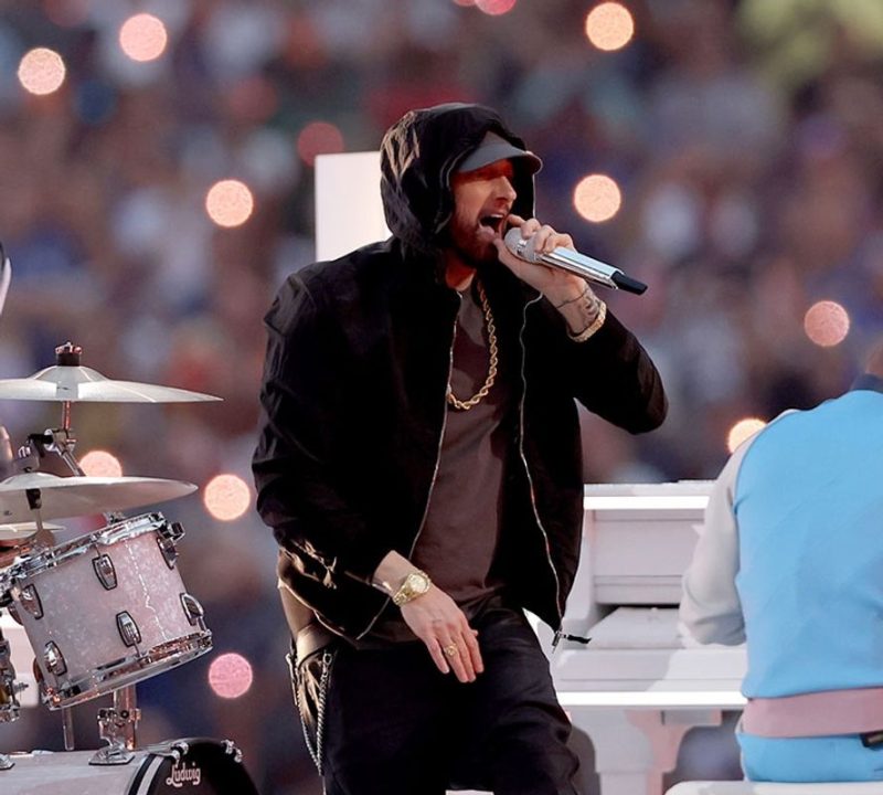 Eminem Super Bowl Black Jacket