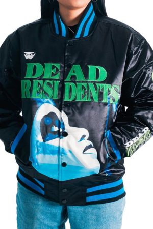 Headgear Classic BlackGreen Dead Presidents Satin Jacket