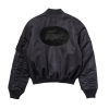 LACOSTE LIVE BLACK CONTRAST BOMBER JACKET