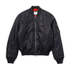 LACOSTE LIVE BLACK OVERSIZED CONTRAST BOMBER JACKET