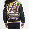 Los Angeles Lakers Remix Varsity Jacket Black
