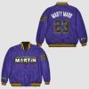 Martin Marty Marr #23 Purple Varsity Jacket