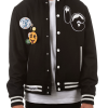 Men's Black Frosty Varsity Jacket