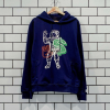 Men's Purple Cotton Icon Hoodie