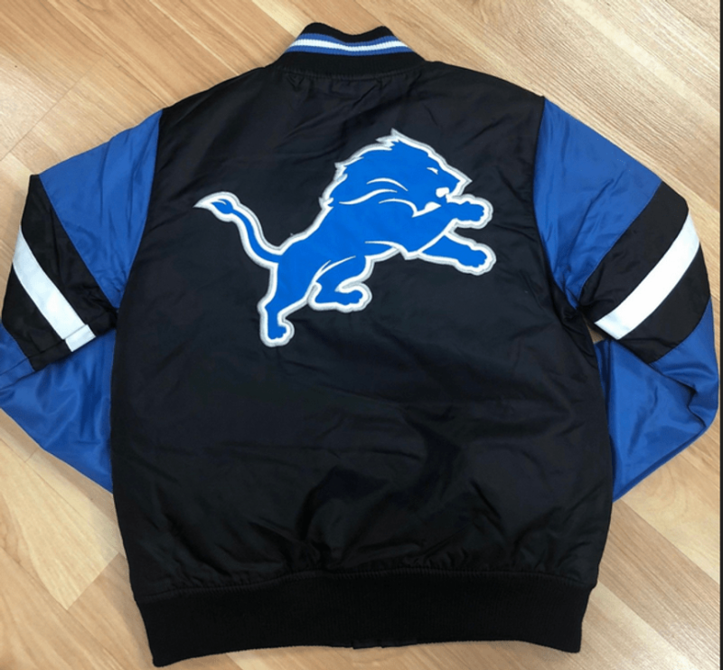 NFL Detroit Lions Nylon Varsity Jacket