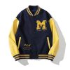 Navy Blue Omicron 1976 Varsity Jacket