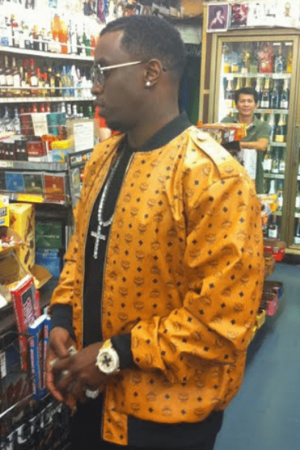 P.Diddy MCM Vintage Bomber Jacket
