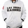 Las Vegas Raiders Back Shield Satin Jacket