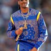 Snoop Dogg Blue Bandana Tracksuit