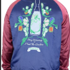 Back view of Stay Wining Satin Bomber Jacket
