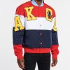 Tri-Color Academy Varsity Jacket 