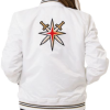 Back view of Vegas Golden Knights White Jacket