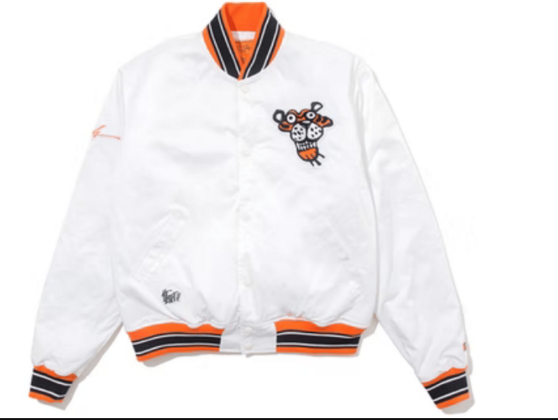 SOULGOODS Varsity White Jacket