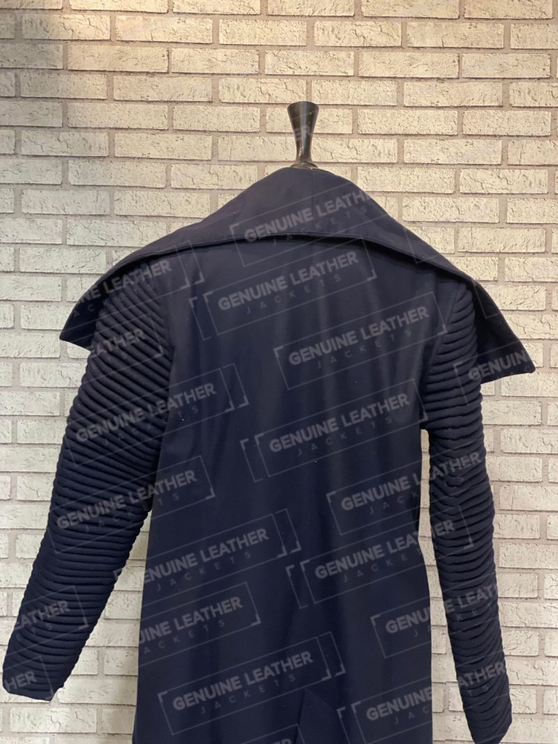 Blue Bloods Erin's Navy Ribbed Coat