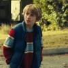 The adam project Walker Scobell blue puffer vest
