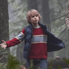 The adam project Walker Scobell blue puffer vest