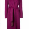 Inventing Anna Julia Garner Magenta Coat
