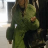 Invention Anna Julia Garner Fur Green Coat