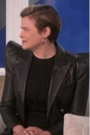 The Talk 2022 Ginnifer Goodwin's Black Blazer