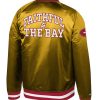 Golden Faithful To The Bay Satin Jacket