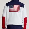 2022 Olympics USA Navy Blue and White Jacket