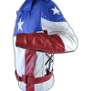 American Flag Independence Day Leather Jacket