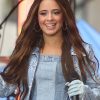 Camila Cabello Crystal Denim Coat On Today