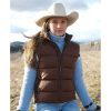 Amber Marshall Heartland Brown Puffer Vest