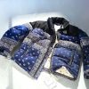 Patchwork Bandana Puffer Jacket
