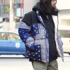 Patchwork Bandana Puffer Jacket
