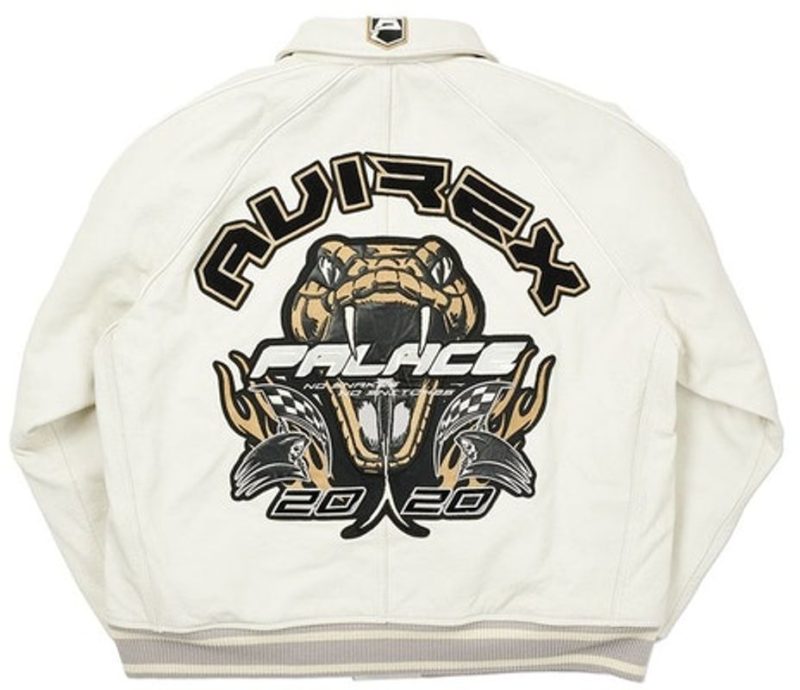 Palace 2020 No Snake White Jacket
