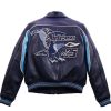 Nitro Run Indigo Leather Jacket