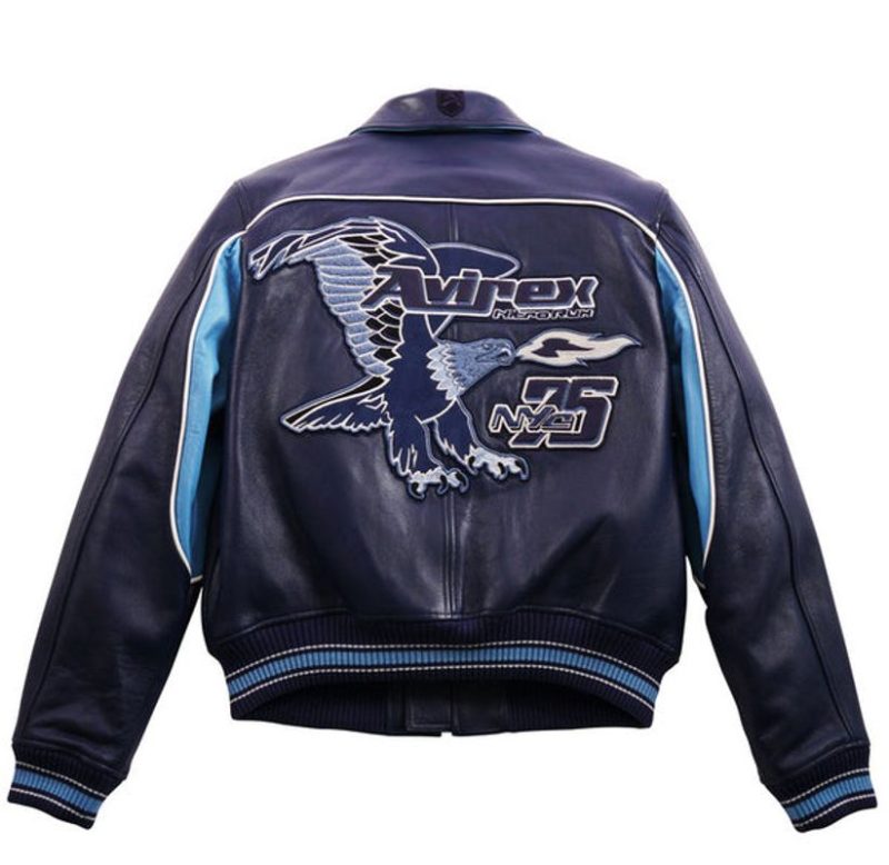 Nitro Run Indigo Leather Jacket