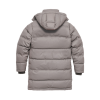 Polyester Gray Puffer Parka Jacket